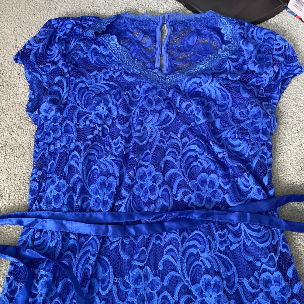 Maternity blue dress size large